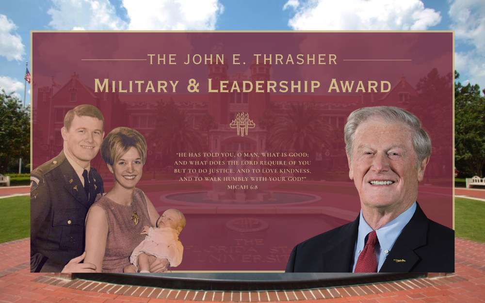 The John E. Thrasher Military & Leadership Award